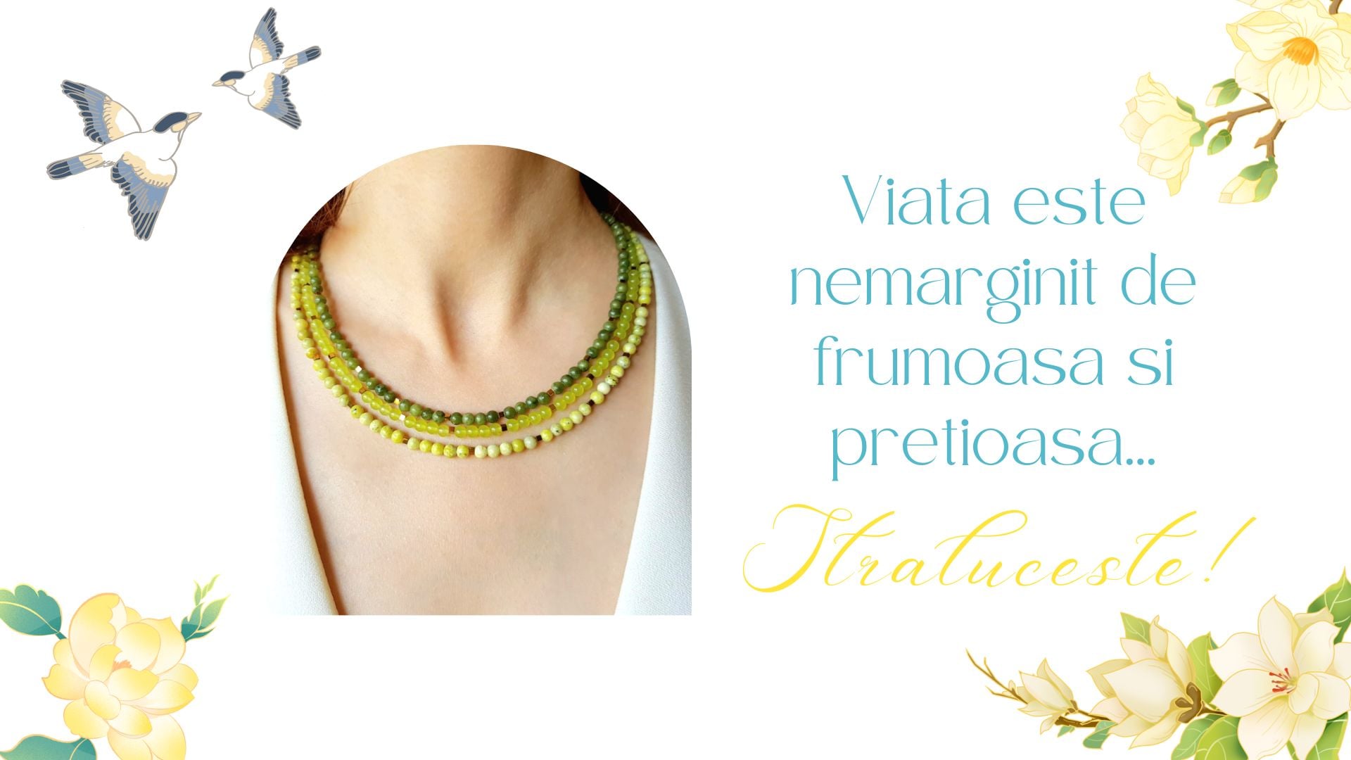 Descopera bijuteriile noastre handmade cu pietre semipretioase