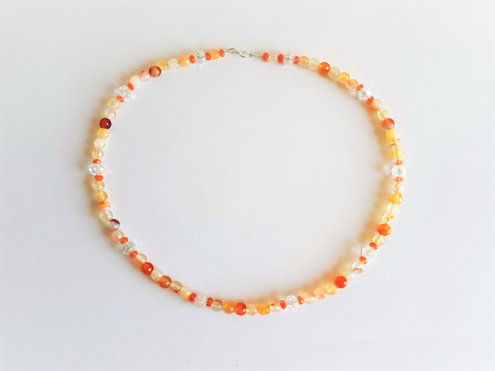 Colier de agate, cuart si cristale [4]