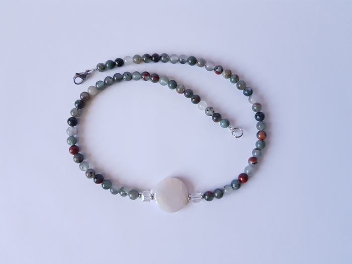 Colier de agate indiene si cristale [3]