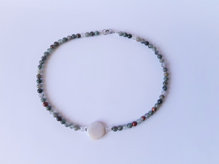 Colier de agate indiene si cristale [4]