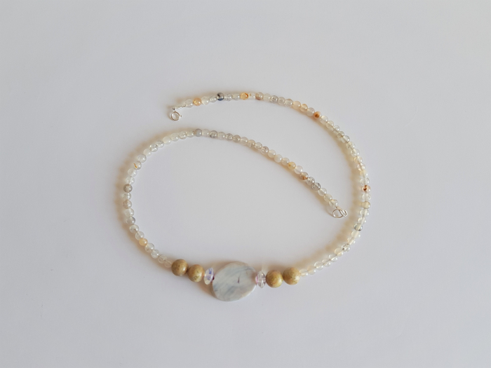 Colier de agate si unakite [3]