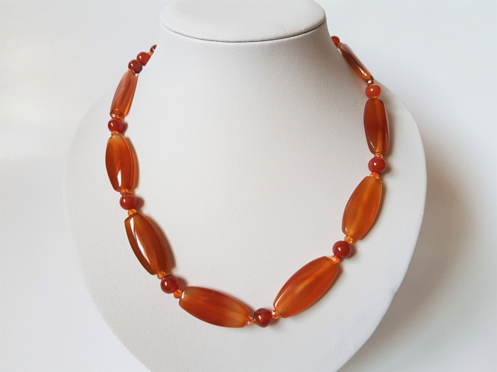 Colier de toamna cu agate [4]