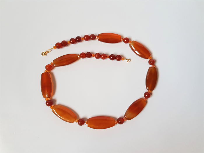 Colier de toamna cu agate [3]