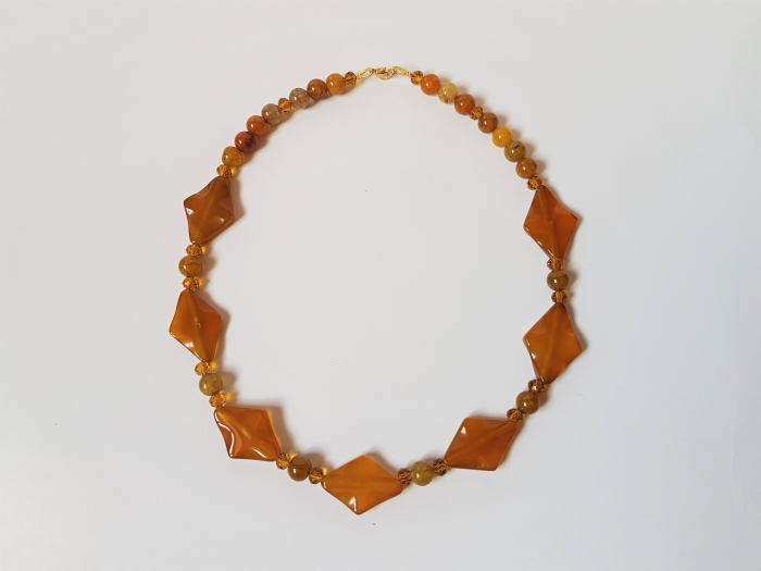 Colier de toamna cu agate [3]