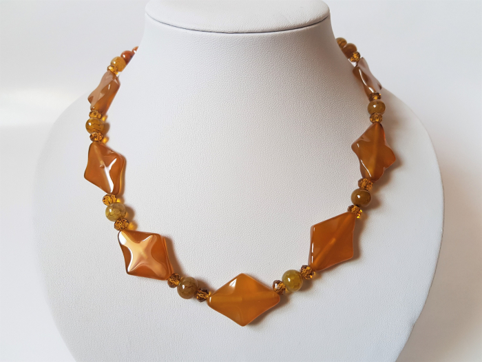 Colier de toamna cu agate [2]