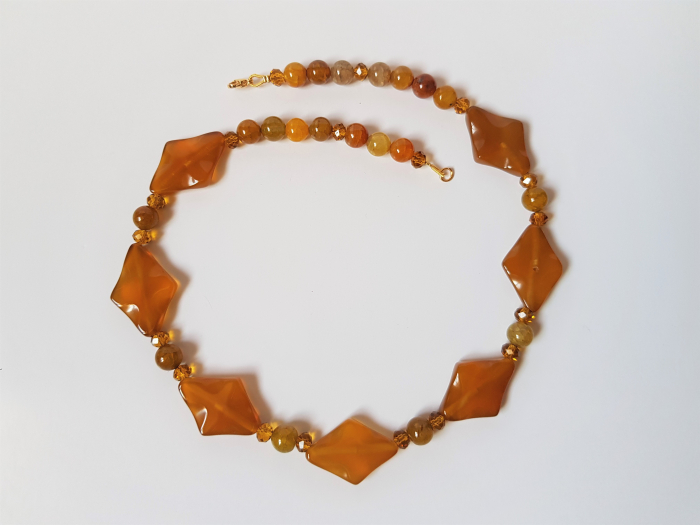 Colier de toamna cu agate [4]