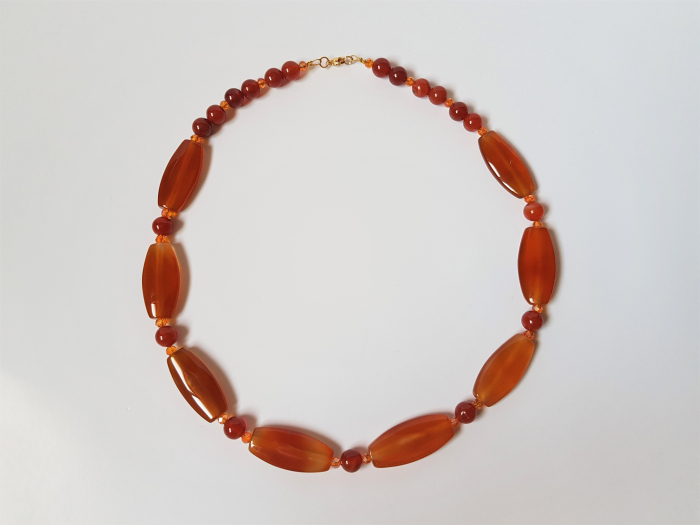 Colier de toamna cu agate [2]