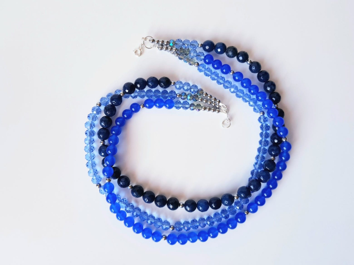 Colier multisir cu jad bleumarin si jad safir [3]