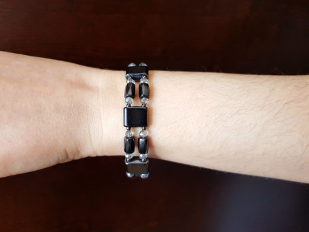 Bratara cu hematit magnetic si cristale [1]