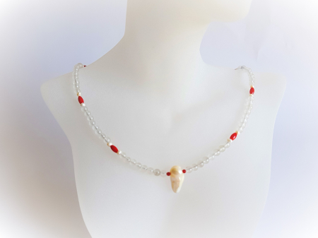 Colier agate, coral si perle naturale baroc [2]