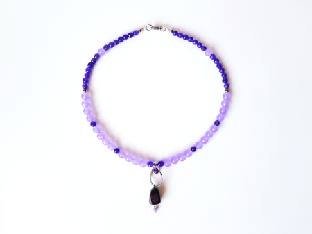 Colier cu jad mov si jad lila [2]