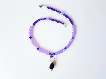 Colier cu jad mov si jad lila [4]