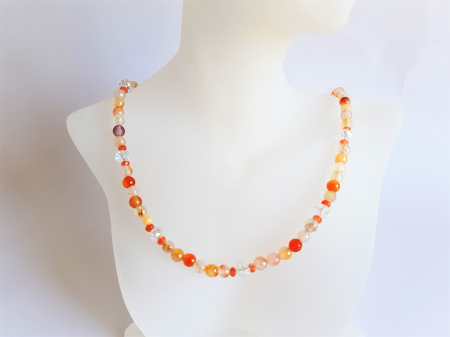 Colier de agate, cuart si cristale [1]
