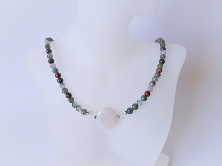 Colier de agate indiene si cristale [1]