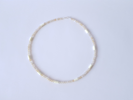 Colier de agate mici bej [1]