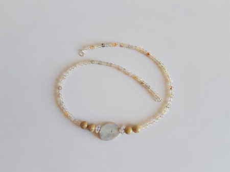 Colier de agate si unakite [2]