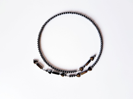 Colier din hematit cu design deschis [4]