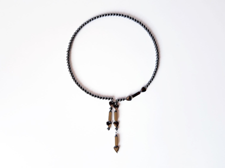 Colier din hematit cu design deschis [3]