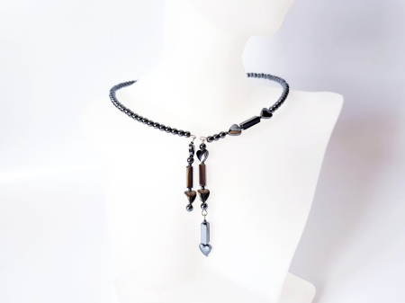 Colier din hematit cu design deschis [1]