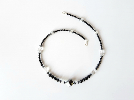 Colier handmade din onix si hematit [1]