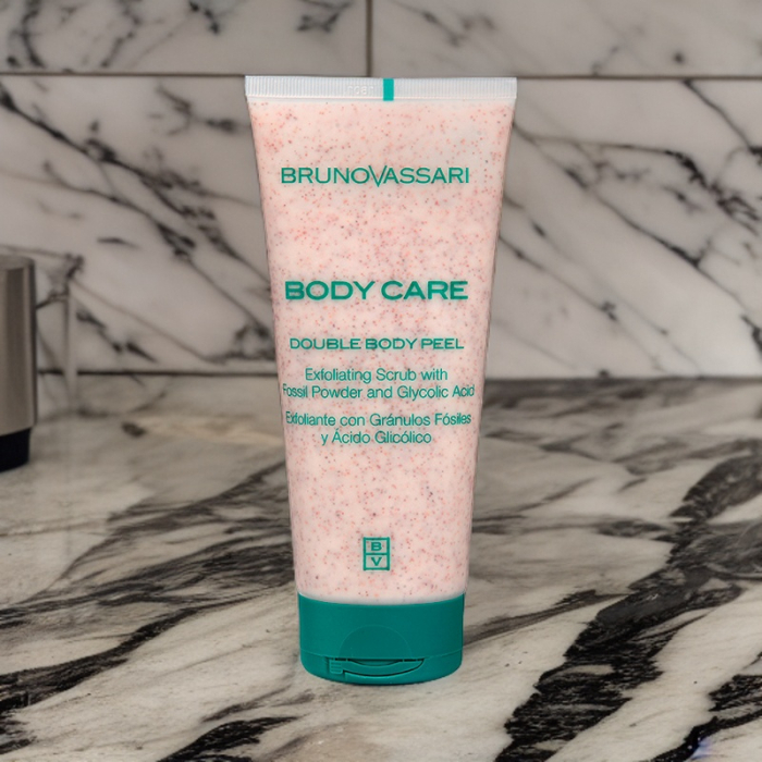 Exfoliant de Corp cu Granule de Fosile si Acid Glicolic 200ml - Double Body Peel Bruno Vassari [3]