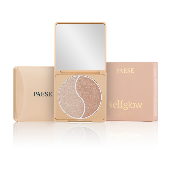 Iluminator duo PAESE Selfglow Ultra Glow cu două nuanțe champagne, 6,5 g [2]