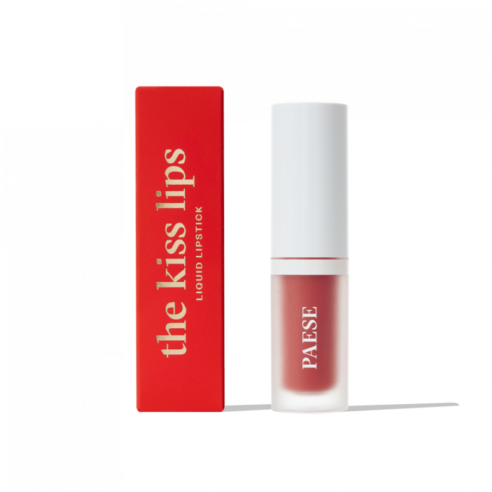 Ruj lichid mat PAESE The Kiss Lips 01 Nude Beige, 3,4 ml [4]