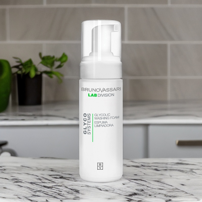 Glyco Washing Foam Bruno Vassari spumă glicolică 150 ml [2]