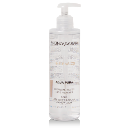 Demachiere și tonifiere - Apă micelară Bruno Vassari Aqua Pura The Basics, 250 ml