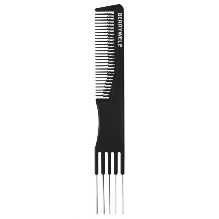 Accesorii Coafat - Carbon Fork Comb, Pieptan Furculita - 19 cm
