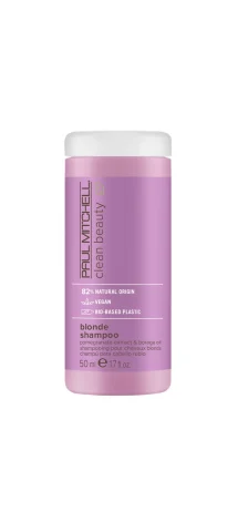 Șampon Profesional - CLEAN BEAUTY BLONDE SHAMPOO 50ML, ȘAMPON PENTRU BLOND