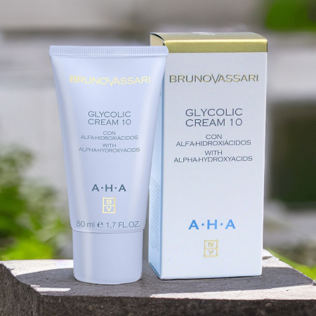 Crema pentru față cu 10% Acid Glicolic, Glycolic Cream 10, gama AHA Line - 50ml [1]
