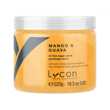 Exfoliant Corp - Exfoliant din zahar fara ulei, Sugar scrub Exotic Mango and Guava - 520g