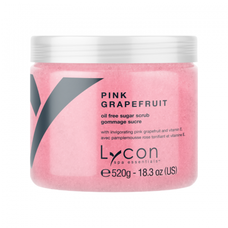 Exfoliant Corp - Exfoliant din zahar fara ulei, Sugar scrub Invigorating Pink Grapefruit - 520g