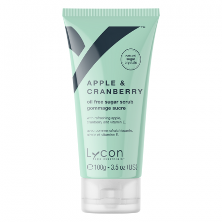 Exfoliant Corp - Exfoliant din zahar fara ulei, Sugar scrub Refreshing Apple and Cranberry - 100g