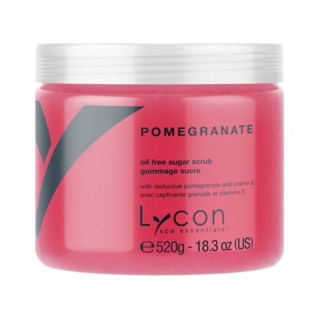 Exfoliant Corp - Exfoliant din zahar fara ulei, Sugar scrub Seductive Pomegranate - 520g