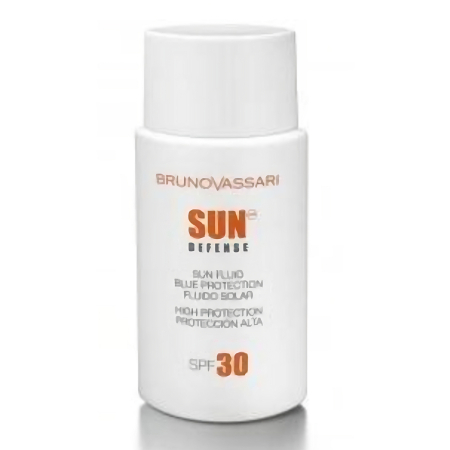 Cremă pentru ten - Fluid Facial Pentru Protectie Solara SPF30 50ml - Sun Fluid Blue Protection SPF30 Bruno Vassari