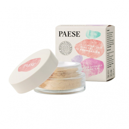 Fond de ten - Fond de Ten Pulbere Iluminator 7g - 204W - Illuminating Mineral Foundation - Paese