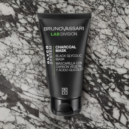 Masca cu carbune activ si acid glicolic 65g - Charcoal Mask Bruno Vassari [2]