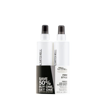 Promoții - Pachet 2 x fixativ Freeze and Shine Paul Mitchell, 250 ml