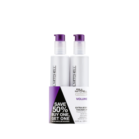 Promoții - Pachet 2 x loțiune Extra-Body Thicken Up Paul Mitchell, 200 ml