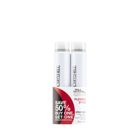 Promoții - Pachet 2 x spray cu ceară Spray Wax Paul Mitchell, 125 ml