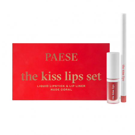 Pachete - PAESE GIFT SET THE KISS LIPS NUDE CORAL 02