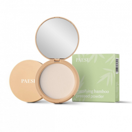 Pudra din bambus cu efect matifiant, Bamboo Pressed - 8g [4]