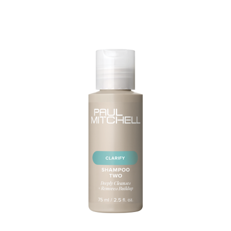 Îngrijire Păr - Șampon clarifiant Shampoo Two Paul Mitchell pentru păr gras și reziduuri, 75 ml