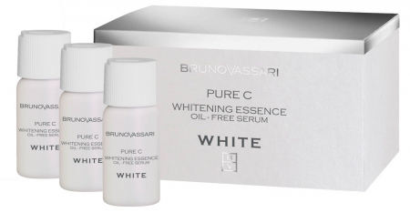 Toate Produsele - Ser Intensiv Pentru Depigmentare/Albire 3x8ml - Pure C Whitening Essence Oil Free Serum - Bruno Vassari