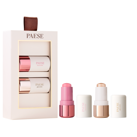 Pachete - SET UNWRAP THE GLOW ( BUTTER BLEND BLUSH STICK 01 PEONY+ BUTTER BLEND GLOW STICK FRESCO)
