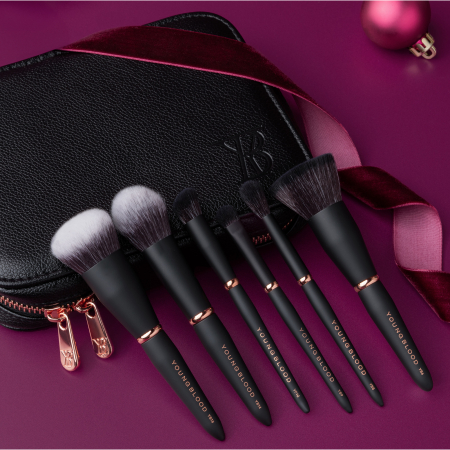 Pachete - Tis the Season to Travel,  Set pensule travel-size pentru machiaj profesional