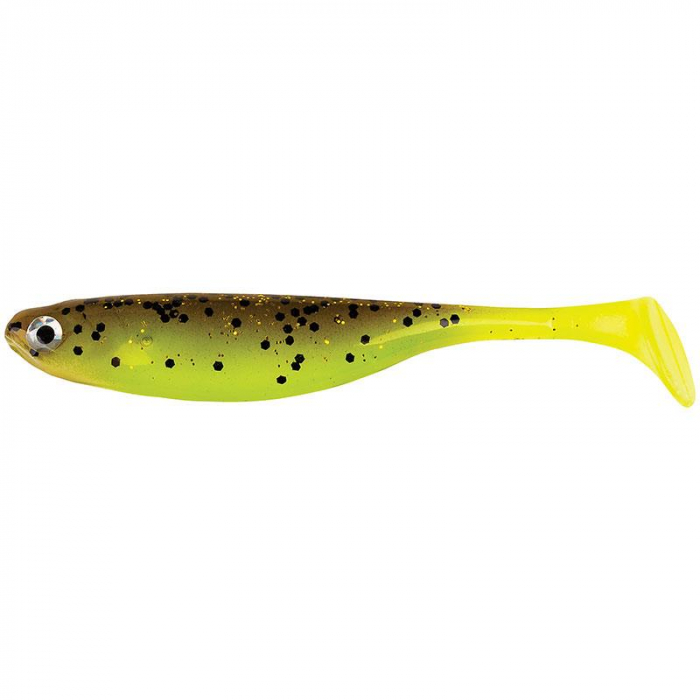 Naluca Berkley PowerBait Sneakshad 7,5 cm Brown/ Chartreuse 6 bucati [1]