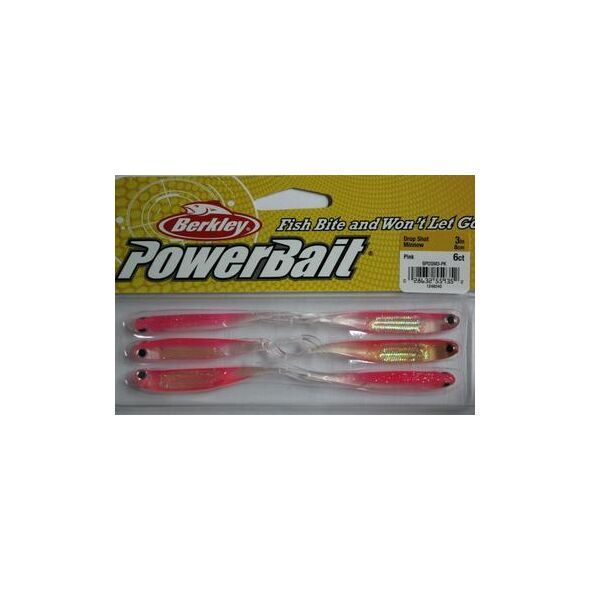 Naluca Berkley Powerbait Drop Shot Minnow 5cm Pink 6 bucati [2]